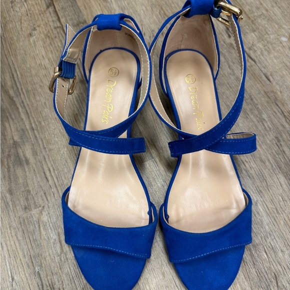 Dream Pairs Shoes - Dream Pairs Women's Blue Sandals